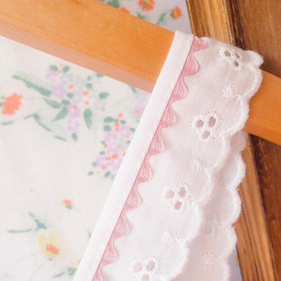 Pink Apron Dress, Vintage Style Cottage Apron - Picture 3 of 4